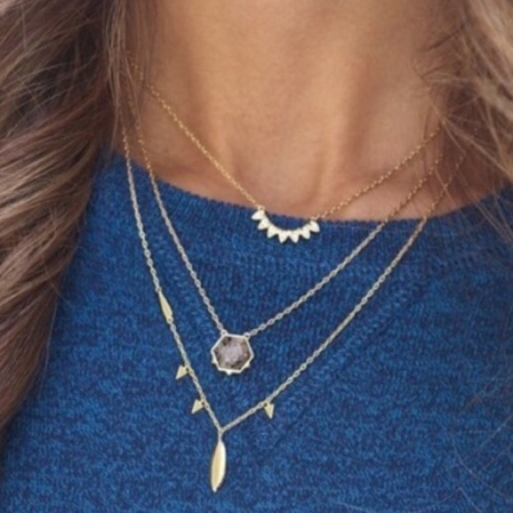 :: S&D ⚜️💫Gold Ultra-Delicate Aurora Necklace - Picture 7 of 8